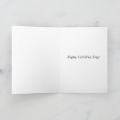 Carte Cœurs roses Joyeuse Saint-Valentin (Intérieur)