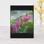 Carte Coeurs saignants (Fleur jaune)