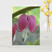 Carte Coeurs saignants (Fleur jaune)