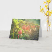 Carte Coeurs saignants (Fleur jaune)