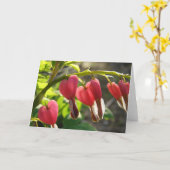 Carte Coeurs saignants (Fleur jaune)