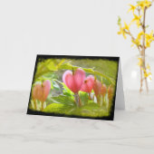 Carte Coeurs saignants (Fleur jaune)