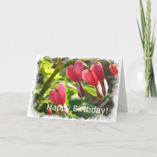 Carte Coeurs saignants d'anniversaire (Devant)