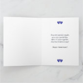 Carte Coeurs saphirs du 45e anniversaire (Intérieur)