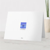 Carte Coeurs saphirs du 45e anniversaire (Dos)