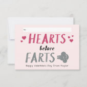 Carte Coeurs stupides avant les premières classe Valenti (Devant)