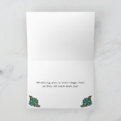 Carte Cœurs Tatoués, Félicitations de Mariage Tatouage (Intérieur)