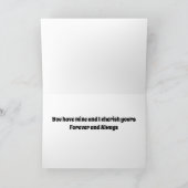 CARTE COEURS "TU AS LE MIEN" & "J'AI LE TIEN" (Intérieur)