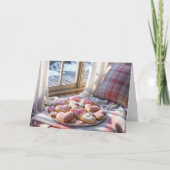 Carte Coeurs Valentin Cookies Sur Couverture (Devant)