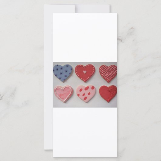 Carte Coeurs Valentine I Cookies (Devant)