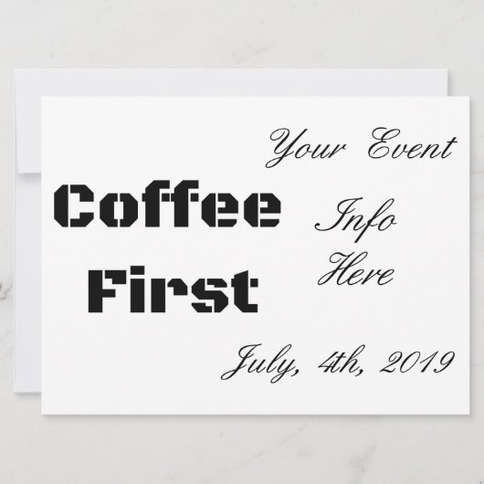 Carte Coffee First Thunder_Cove (Devant)