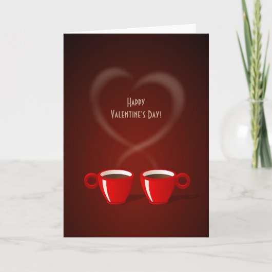 Carte Coffee Love Valentine's Day (Devant)