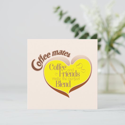 Carte Coffee mates (Debout devant)