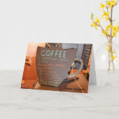 Carte Coffee prevents many diseases. (Fleur jaune)