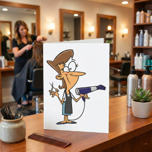 Carte Coiffeur Avec Ciseaux