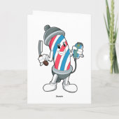 Carte Coiffeur avec rasoir (Dos)