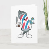 Carte Coiffeur avec rasoir (Devant)