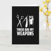 Carte Coiffeur coiffeur (Fleur jaune)