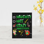 Carte Coiffeur Coiffeuse Moche Drôle Rigolo (Fleur jaune)