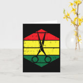 Carte Coiffeur Junetten Blm Noir Histoire Hairdres (Fleur jaune)