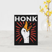 Carte Coin Coin Drôle de Canard Oie Poulet Meme Hommes F (Fleur jaune)