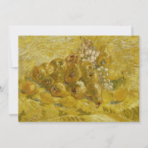 Carte Coings, citrons, poires, raisins   Vincent van Gog