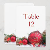 Carte Cold Winter Gold Ribbon Holiday (Devant / Derrière)