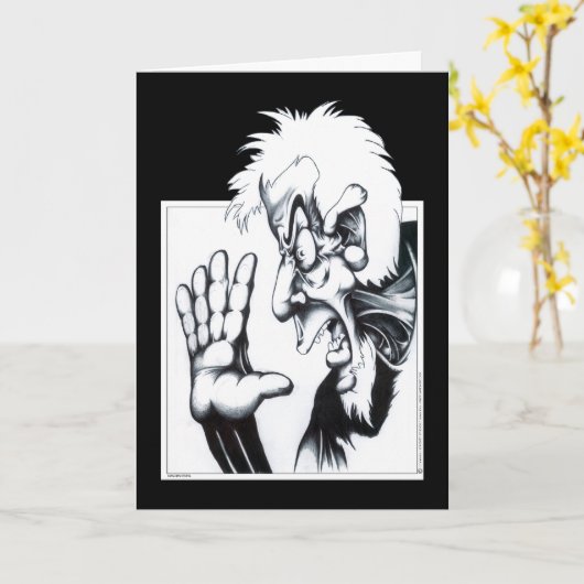 Carte Colère (Fleur jaune)