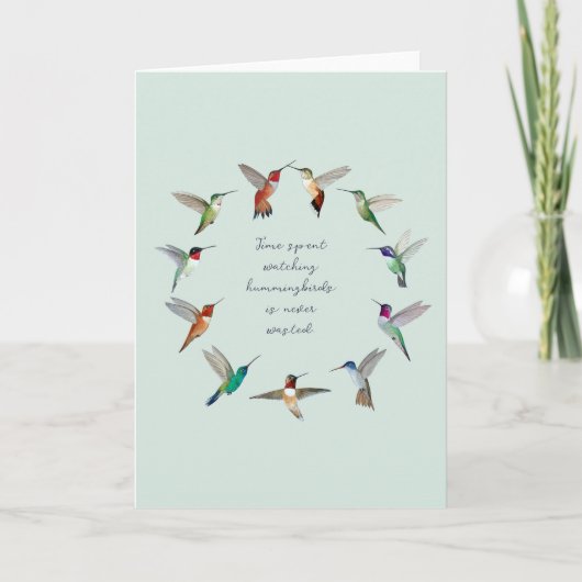 Carte Colibri (Devant)