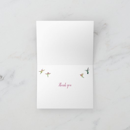 Carte Colibri (Intérieur)