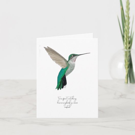 Carte Colibri (Devant)