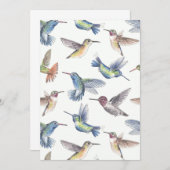 Carte Colibri (Devant / Derrière)