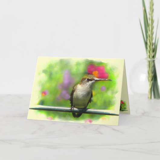 Carte Colibri (Devant)