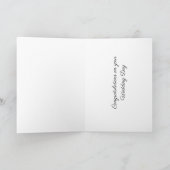 Carte Colibri aimant Jour de mariage (Intérieur)