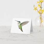 Carte Colibri d'Anna (Fleur jaune)