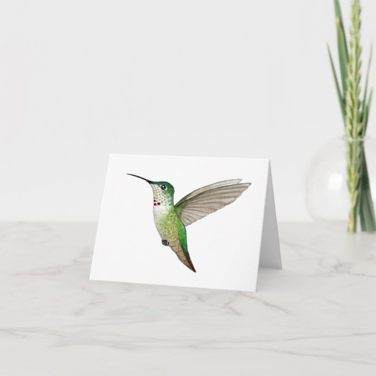 Carte Colibri d'Anna (Devant)