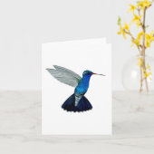 Carte Colibri de Doubleday (Fleur jaune)