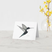 Carte Colibri inca (Fleur jaune)