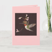 carte colibri, Ozzie (Devant)