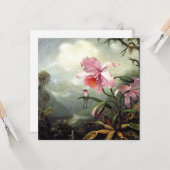 Carte Colibri Perché, art, (Devant/Arrière en situation)