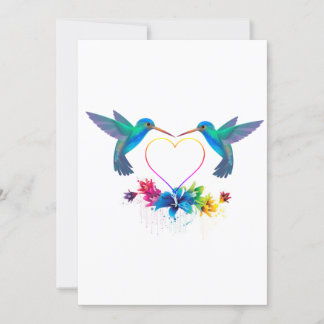 Carte Colibri tropical