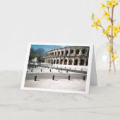 Carte Colisée de Nîmes (Fleur jaune)