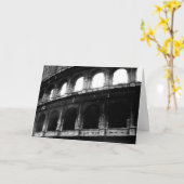 Carte Colisée Noir Blanc Empire Romain (Fleur jaune)