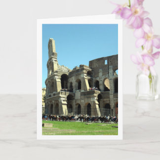 Carte Colisée Romaine À Roma, Italie