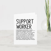 Carte Collaborateur du support (Devant)