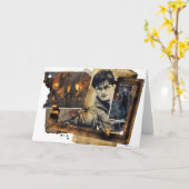 Carte Collage 7 de Harry Potter (Fleur jaune)