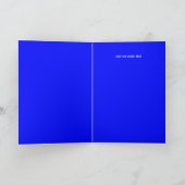 Carte Collage de 1 photo en métal bleu décoratif Retrait (Intérieur)