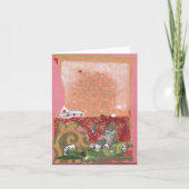 Carte collage de flocon de neige (Devant)