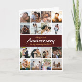 Carte Collage de la Personnaliser de l'anniversaire du m (Devant)