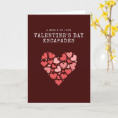 Carte Collage de la Saint-Valentin au cœur romantique (Fleur jaune)